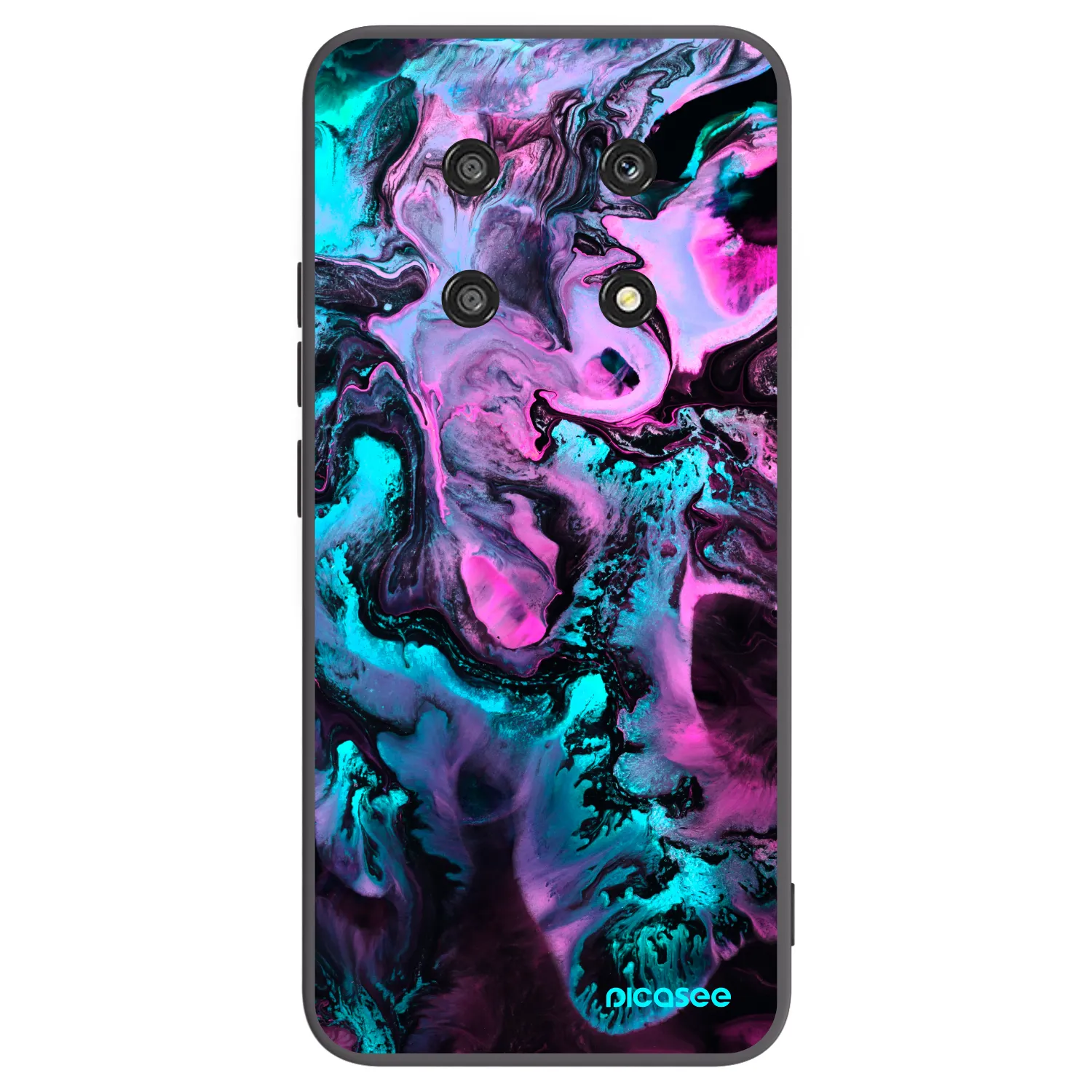 Picasee Honor Magic4 Lite 5G Hülle - Schwarzes Silikon - Lean