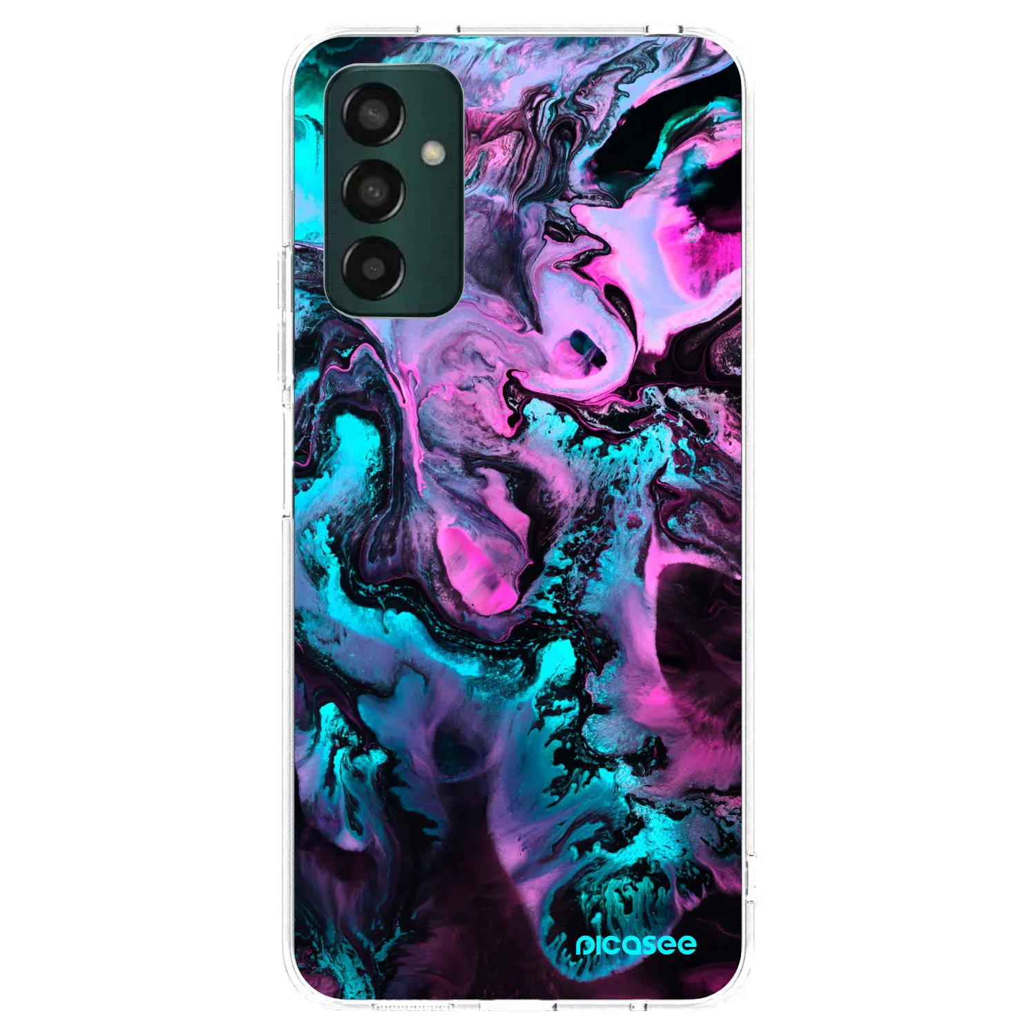 Picasee Samsung Galaxy M13 M135F Hülle - Transparentes Silikon - Lean