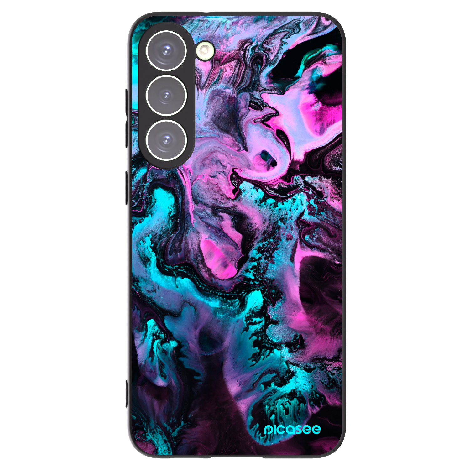 Picasee Samsung Galaxy S23+ 5G Hülle - Schwarzes Silikon - Lean