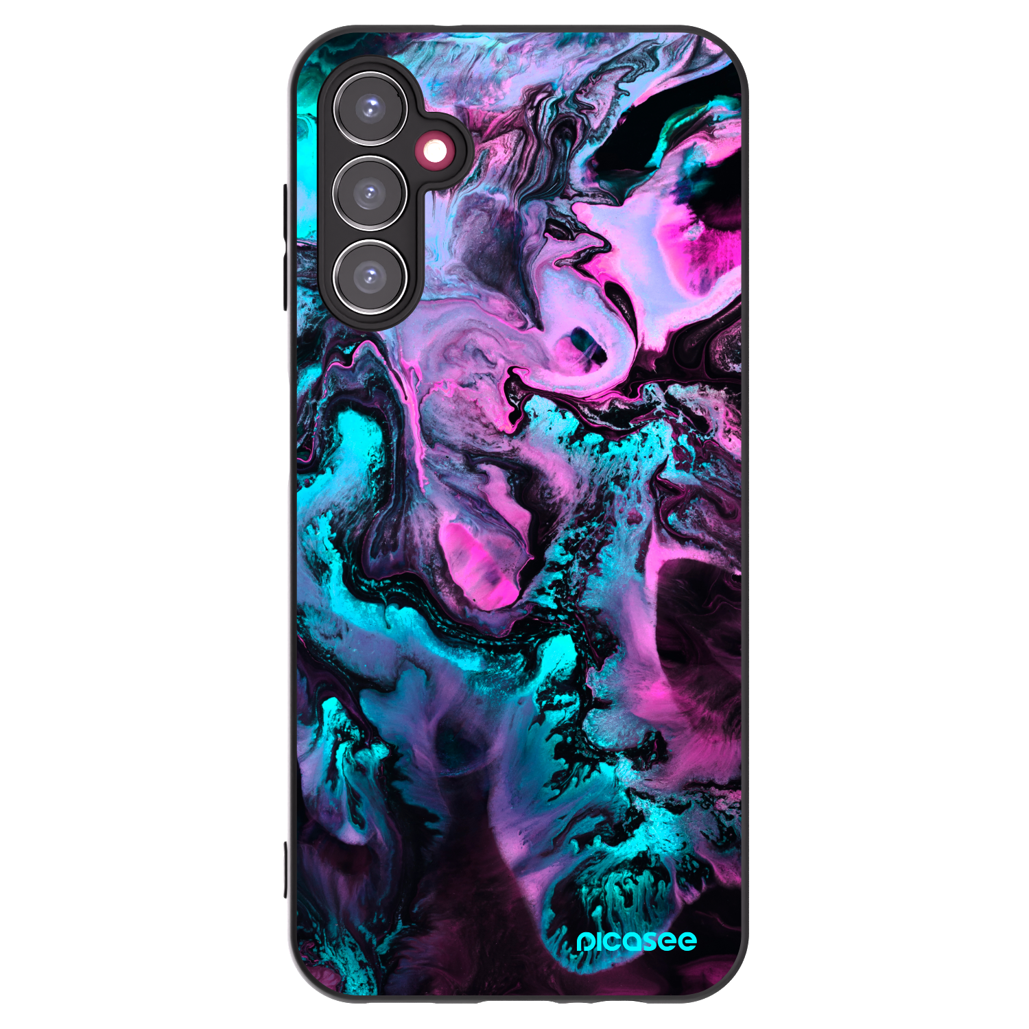 Picasee Samsung Galaxy A14 4G A145R Hülle - Schwarzes Silikon - Lean