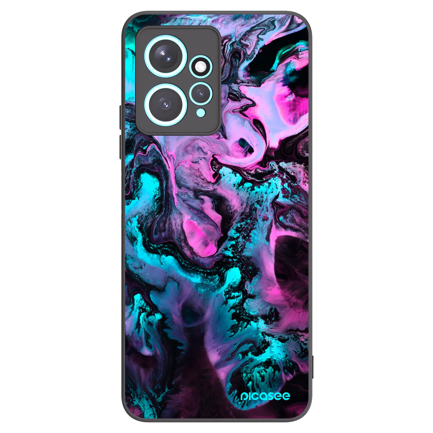 Picasee Xiaomi Redmi Note 12 4G Hülle - Schwarzes Silikon - Lean