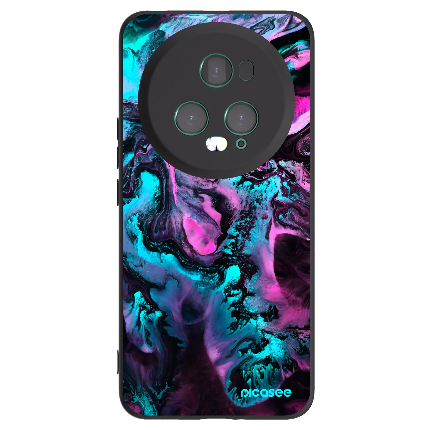 Picasee Honor Magic5 Pro Hülle - Schwarzes Silikon - Lean