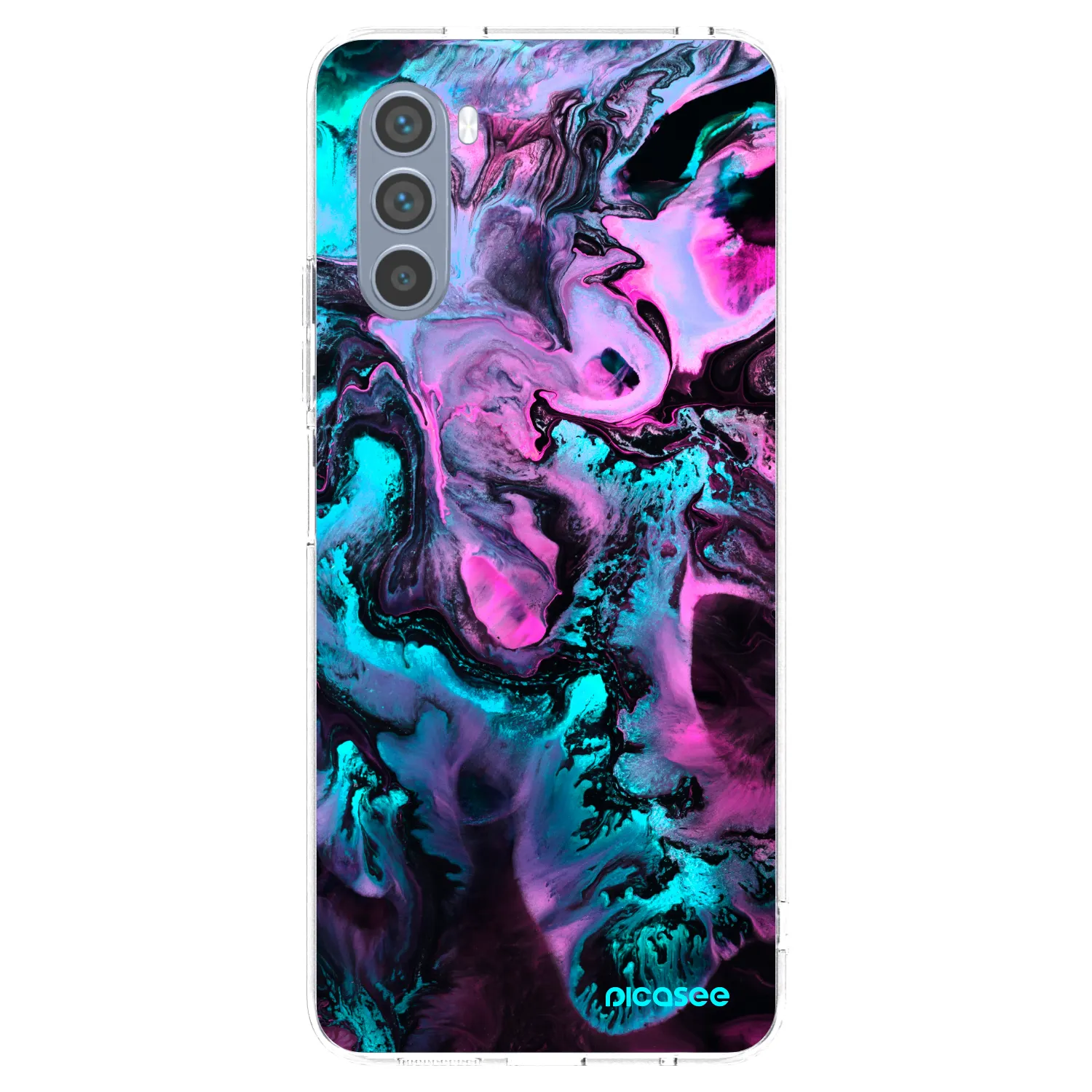 Picasee Motorola Moto G62 Hülle - Transparentes Silikon - Lean