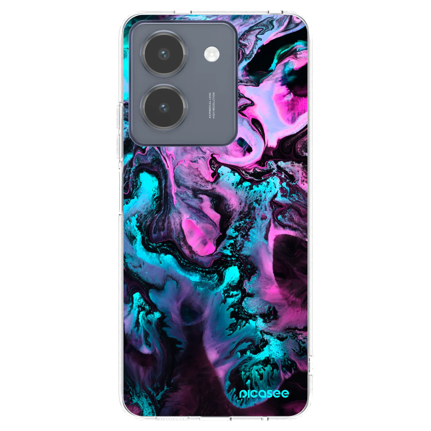 Picasee Vivo Y36 4G Hülle - Transparentes Silikon - Lean