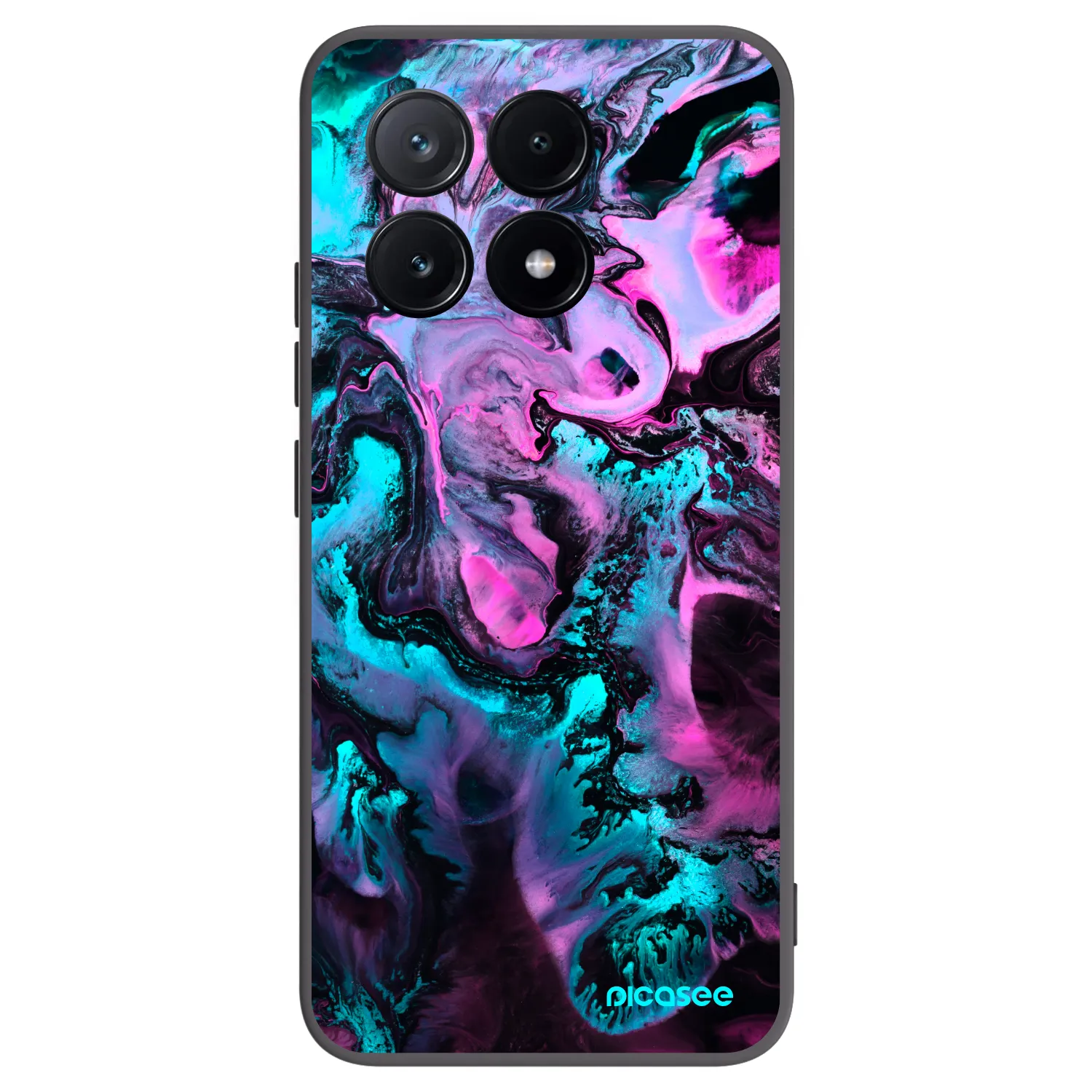 Picasee Xiaomi Poco X6 Pro Hülle - Schwarzes Silikon - Lean