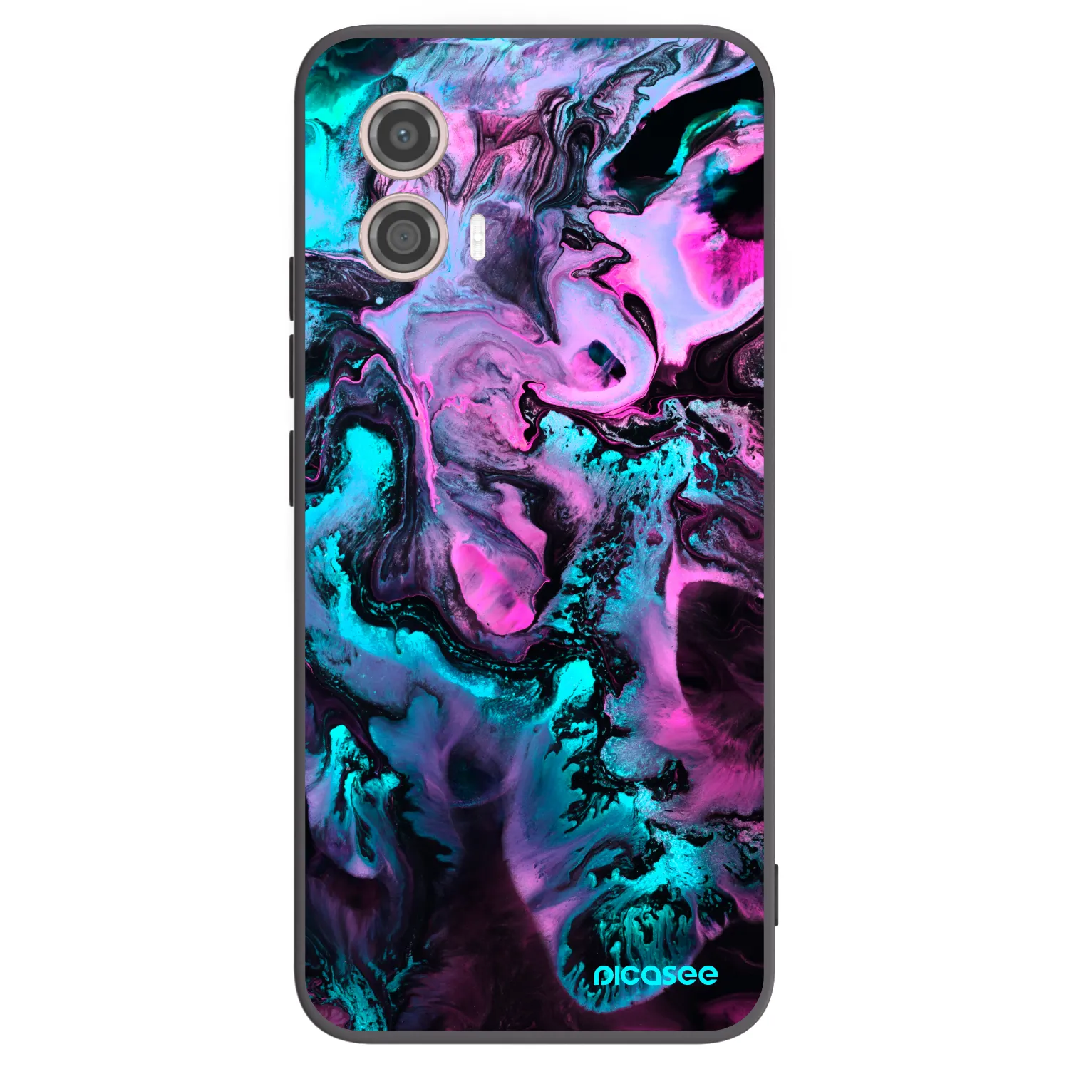 Picasee Motorola Moto G53 5G Hülle - Schwarzes Silikon - Lean