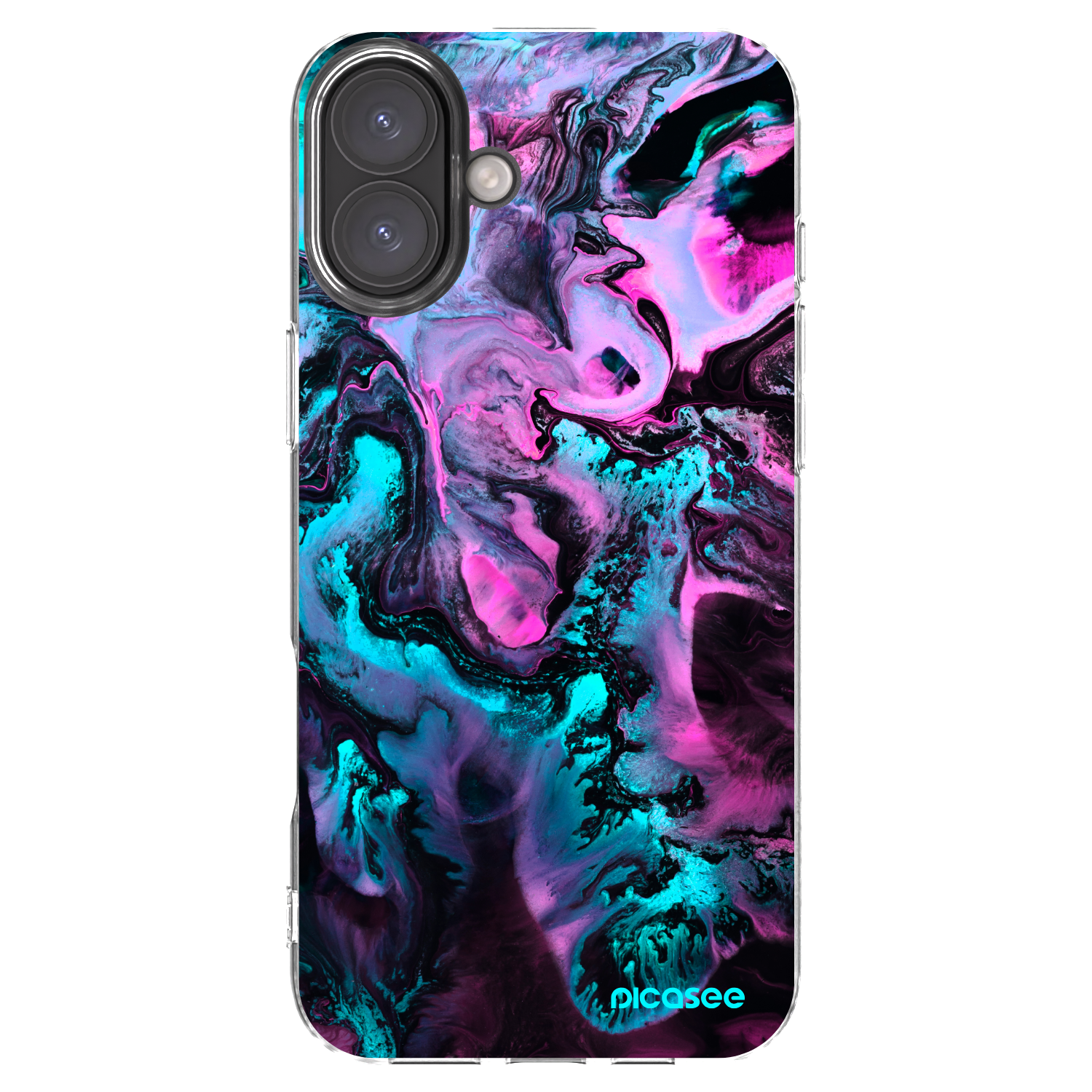 Picasee Apple iPhone 16 Plus Hülle - Transparentes Silikon - Lean