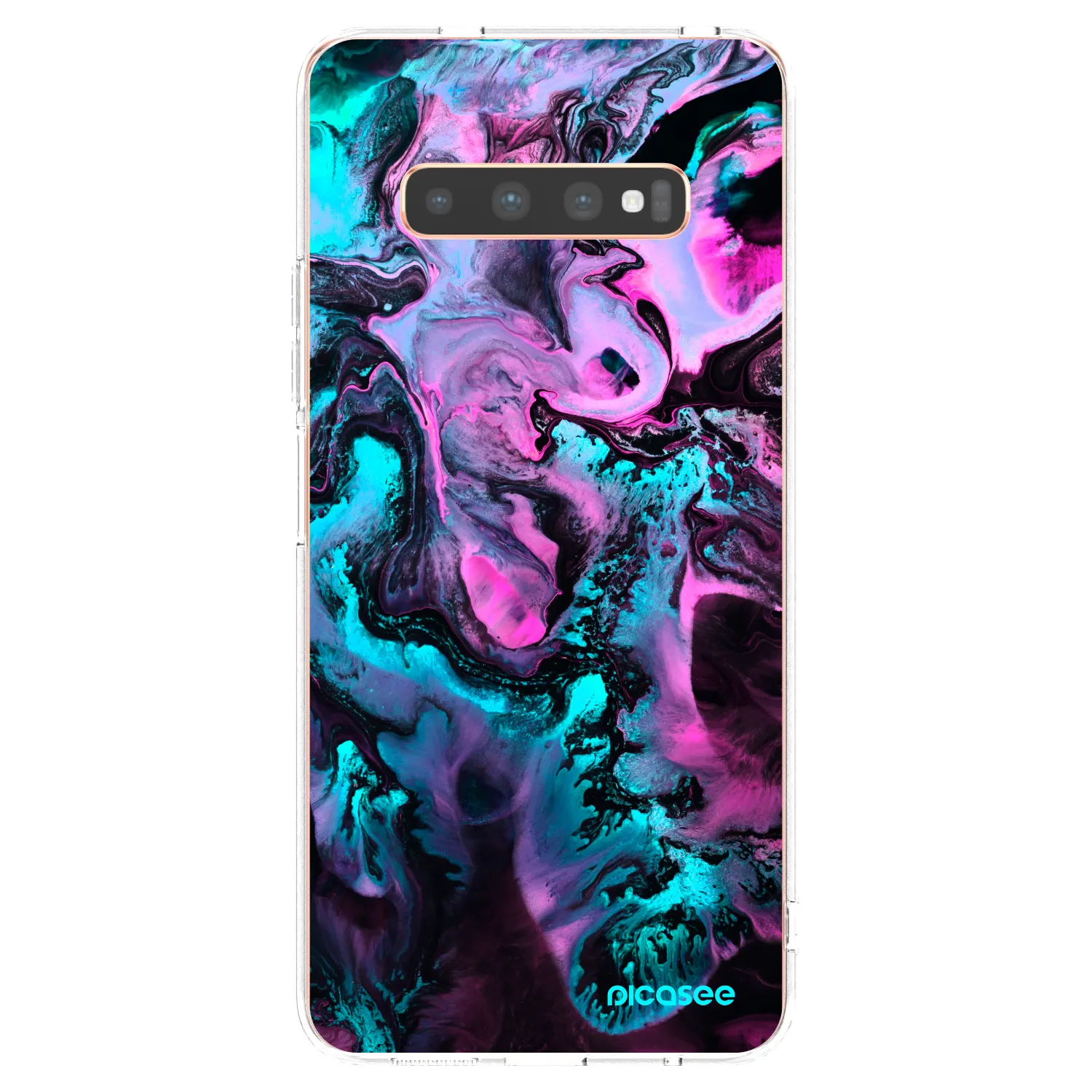 Picasee Samsung Galaxy S10 Plus G975 Hülle - Transparentes Silikon - Lean