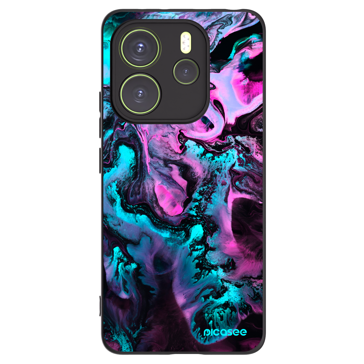 Picasee Xiaomi Redmi Note 14 4G Hülle - Schwarzes Silikon - Lean