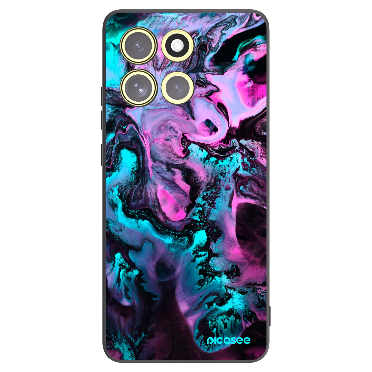 Picasee Motorola Moto G86 Power 5G Hülle - Schwarzes Silikon - Lean