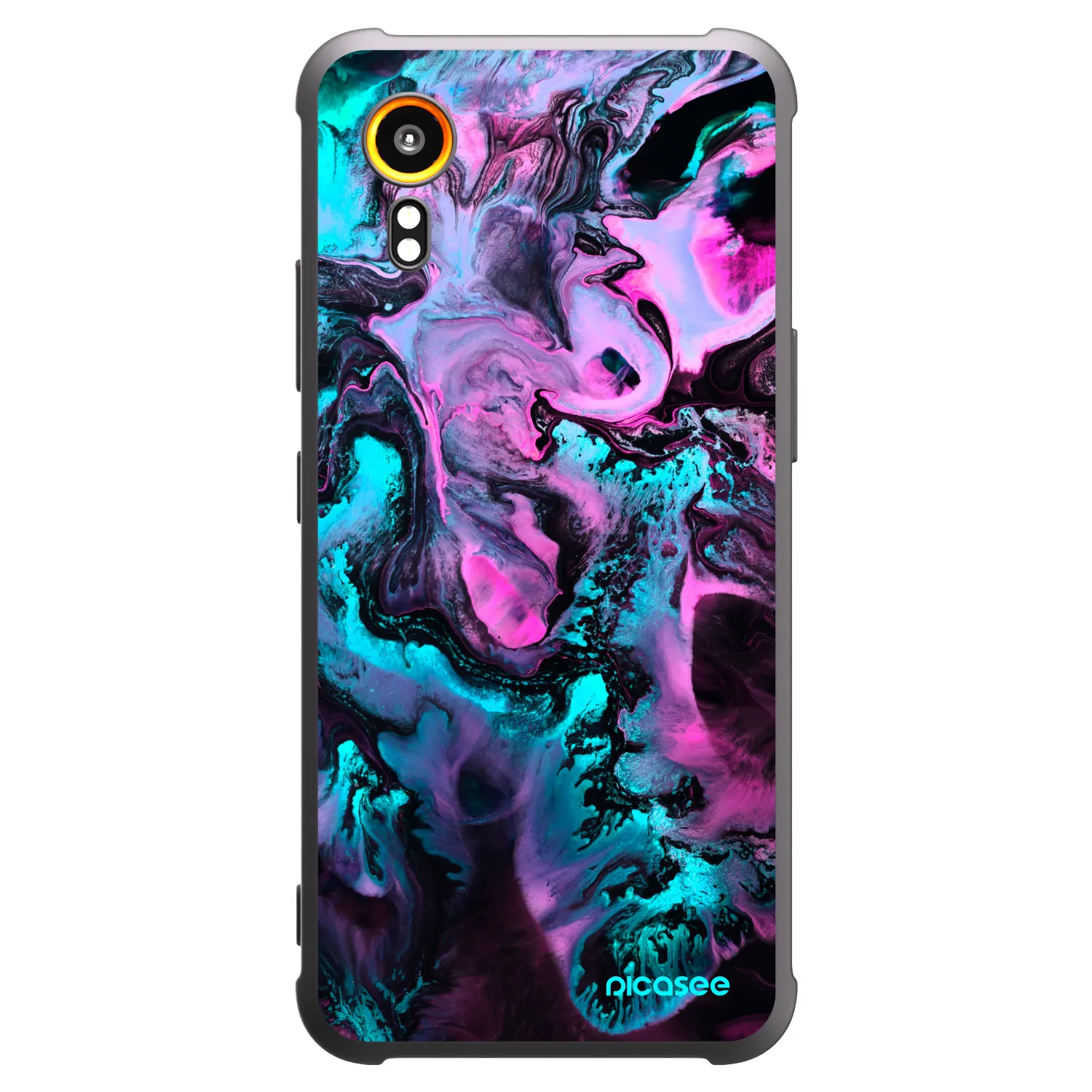 Picasee Samsung Galaxy Xcover 7 Hülle - Schwarzes Silikon - Lean