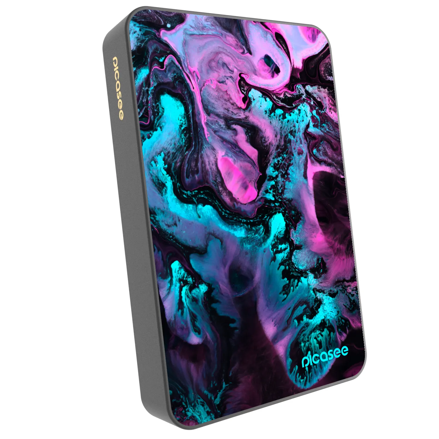 Picasee Powerbank mit MagSafe 10 000 mAh Grau - Lean