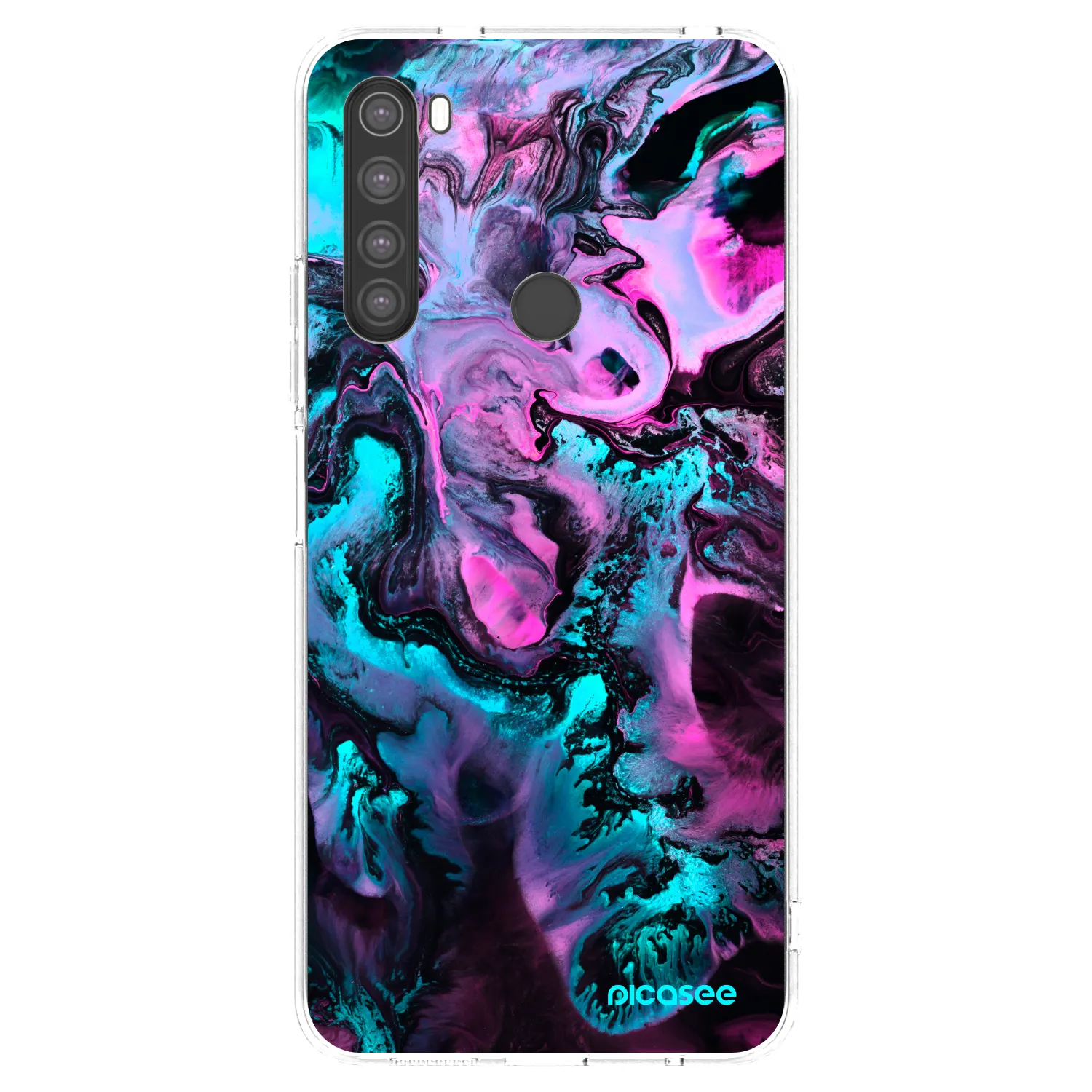 Picasee Xiaomi Redmi Note 8 Hülle - Transparentes Silikon - Lean
