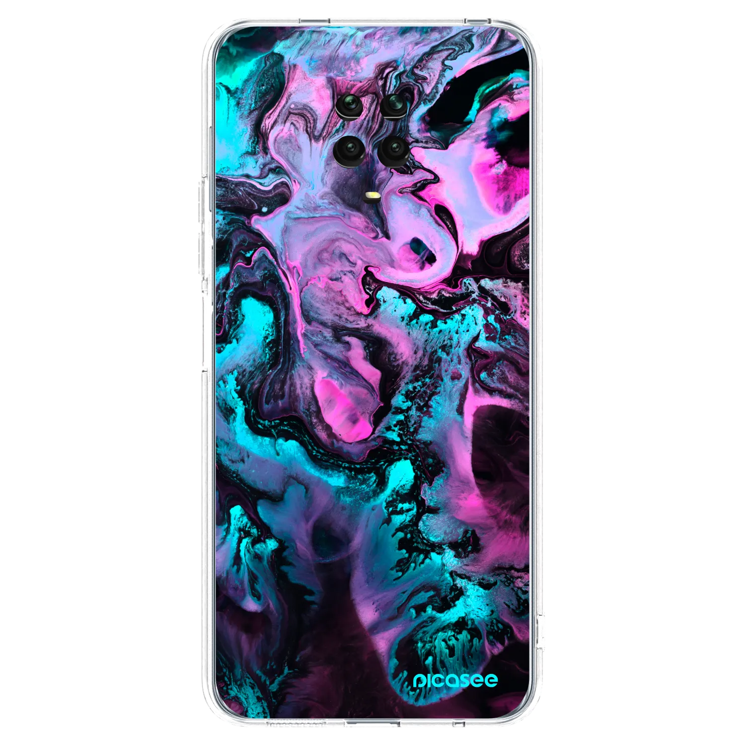 Picasee Xiaomi Redmi Note 9S Hülle - Transparentes Silikon - Lean