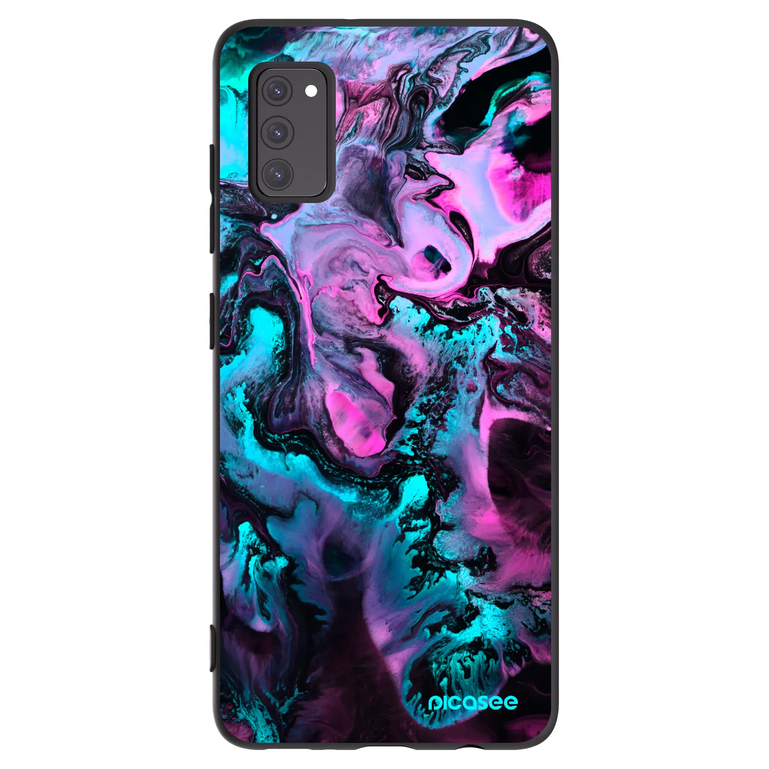 Picasee Samsung Galaxy A41 A415F Hülle - Schwarzes Silikon - Lean