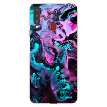 Picasee Samsung Galaxy A20s Hülle - Transparentes Silikon - Lean