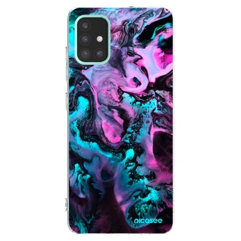 Picasee Samsung Galaxy M31s Hülle - Transparentes Silikon - Lean
