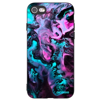 Picasee Apple iPhone SE 2022 Hülle - Schwarzes Silikon - Lean