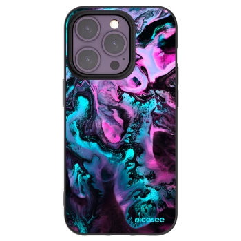 Picasee Apple iPhone 14 Pro Hülle - Schwarzes Silikon - Lean