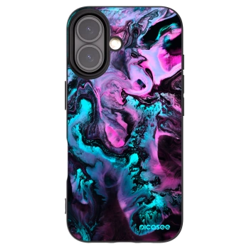 Picasee Apple iPhone 16 Hülle - Schwarzes Silikon - Lean