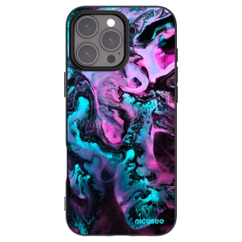 Picasee Apple iPhone 16 Pro Max Hülle - Schwarzes Silikon - Lean