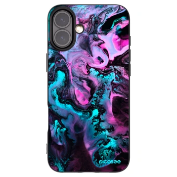 Picasee Apple iPhone 16 Plus Hülle - Schwarzes Silikon - Lean