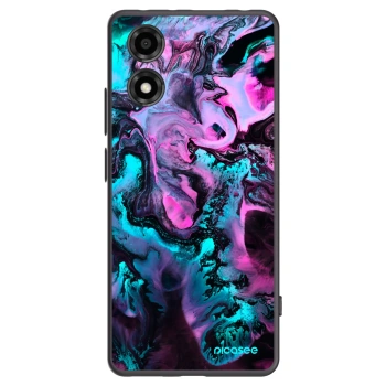 Picasee Motorola Moto E14 Hülle - Schwarzes Silikon - Lean