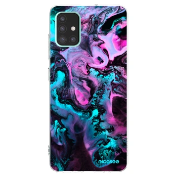 Picasee Samsung Galaxy A51 A515F Hülle - Transparentes Silikon - Lean
