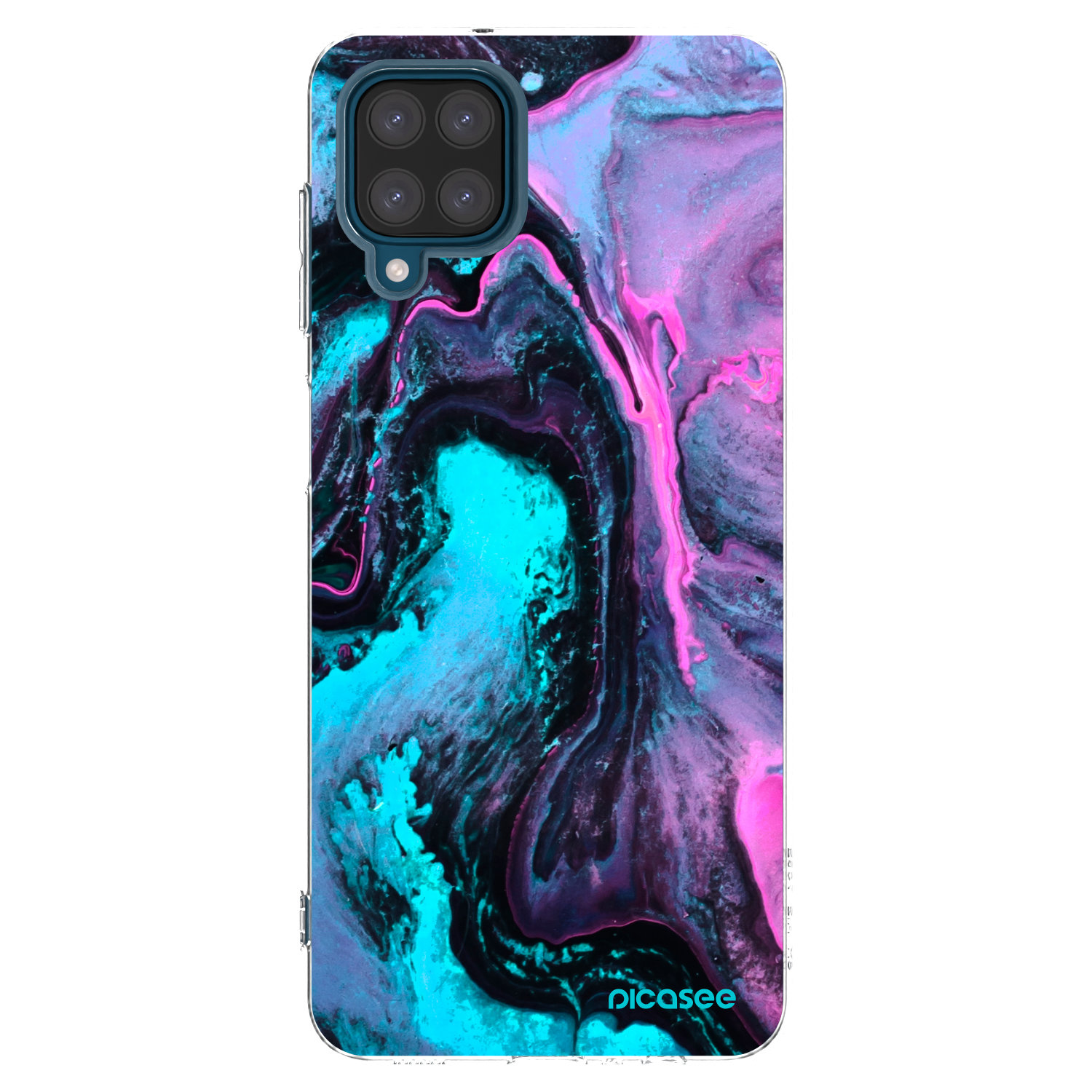 Picasee Samsung Galaxy A12 A125F Hülle - Transparentes Silikon - Lean 2
