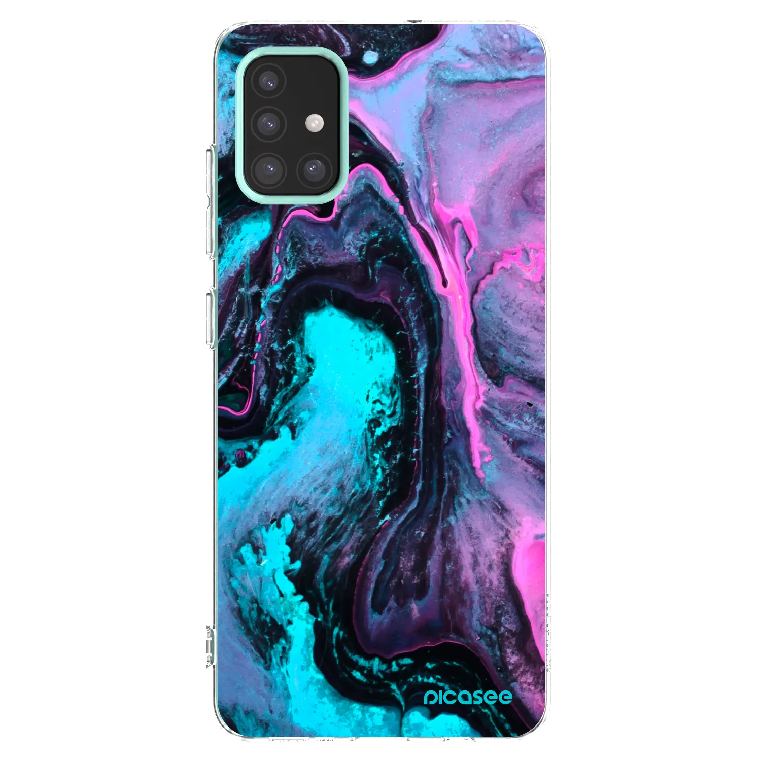 Picasee Samsung Galaxy M31s Hülle - Transparentes Silikon - Lean 2