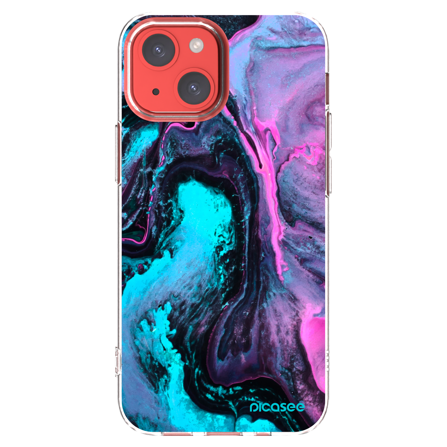 Picasee Apple iPhone 13 mini Hülle - Transparentes Silikon - Lean 2