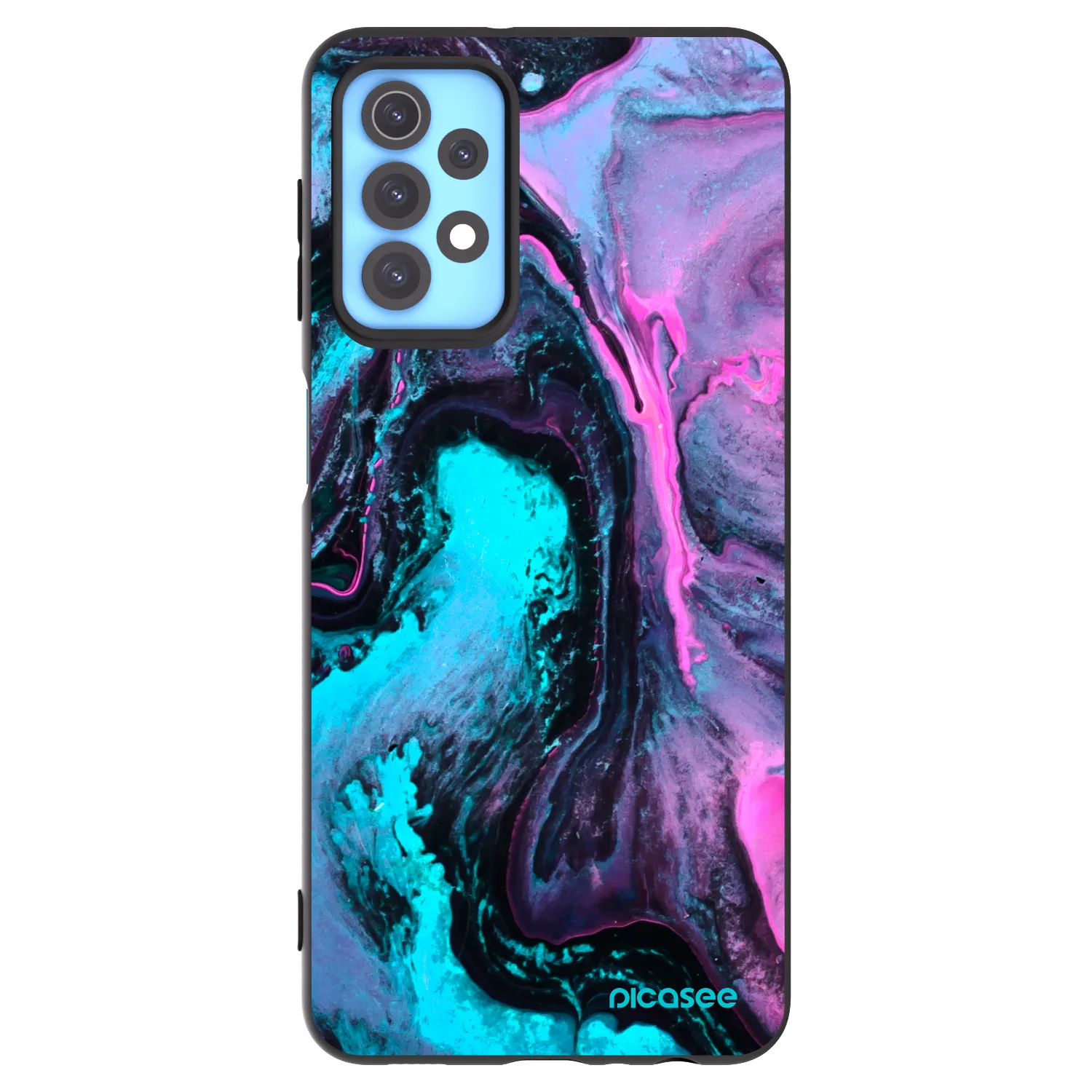 Picasee Samsung Galaxy A32 4G SM-A325F Hülle - Schwarzes Silikon - Lean 2
