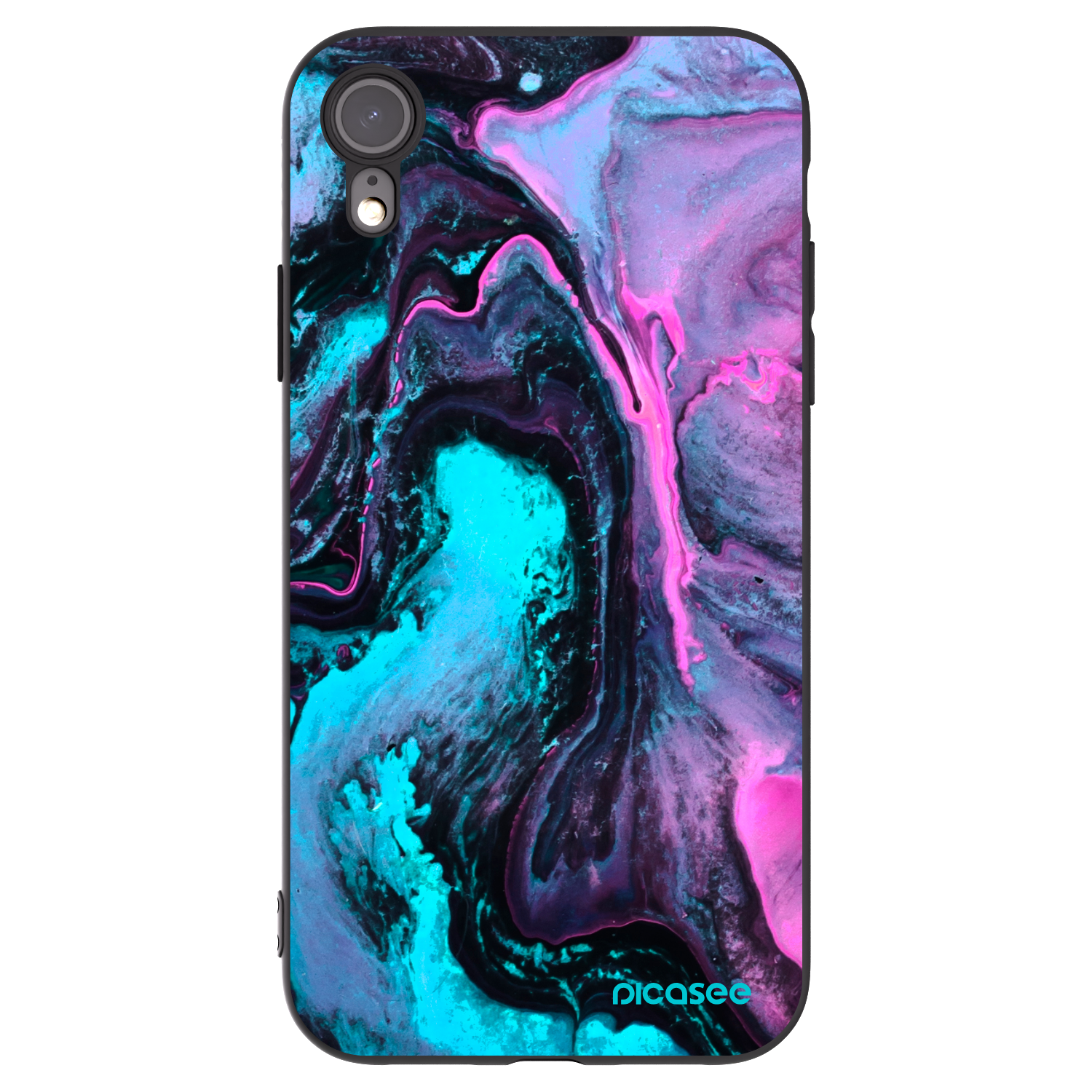 Picasee Apple iPhone XR Hülle - Schwarzes Silikon - Lean 2