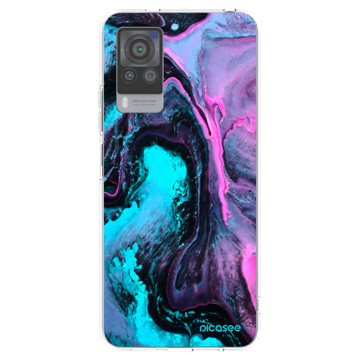 Picasee Vivo X60 Pro 5G Hülle - Transparentes Silikon - Lean 2