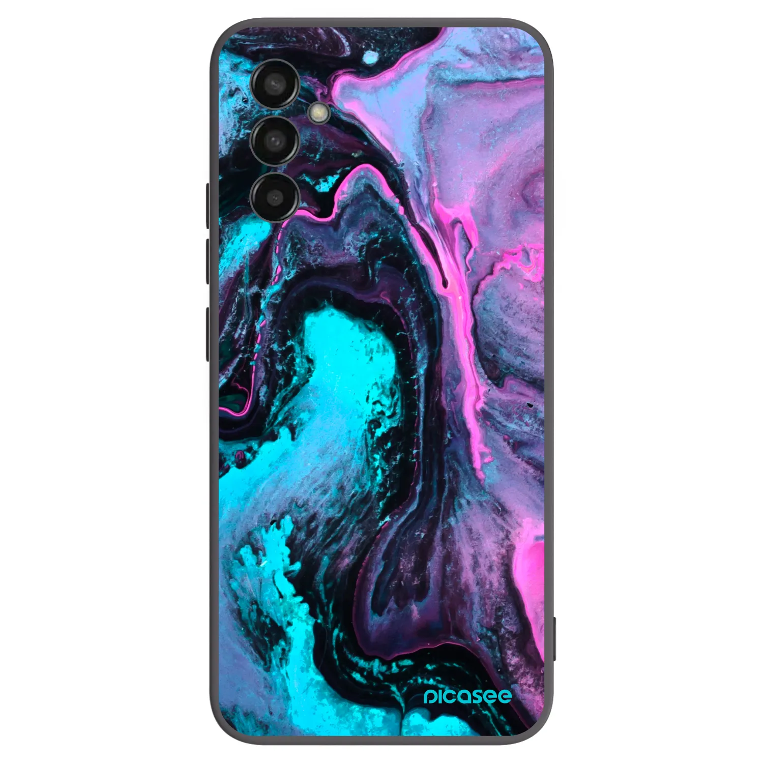 Picasee Samsung Galaxy M13 M135F Hülle - Schwarzes Silikon - Lean 2