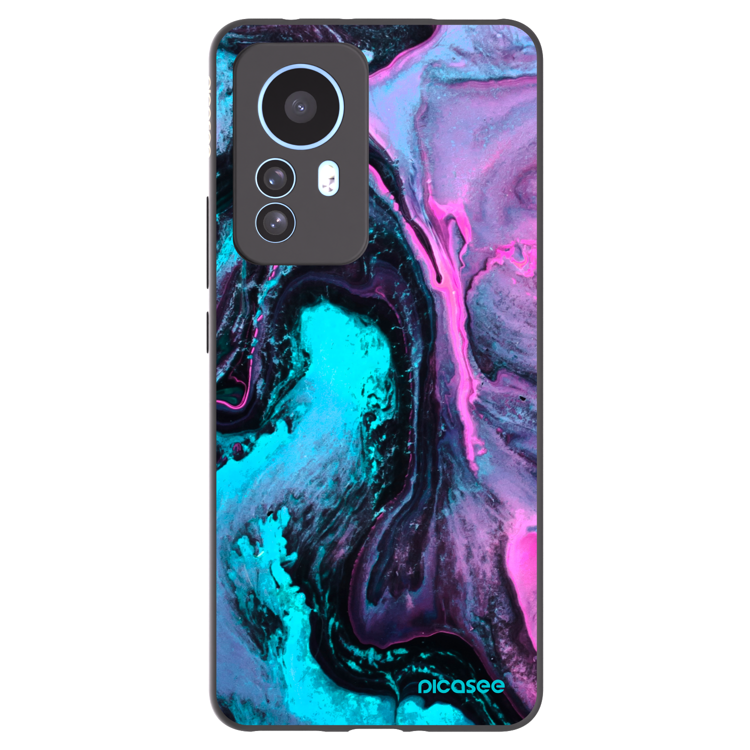Picasee Xiaomi 12T Hülle - Schwarzes Silikon - Lean 2