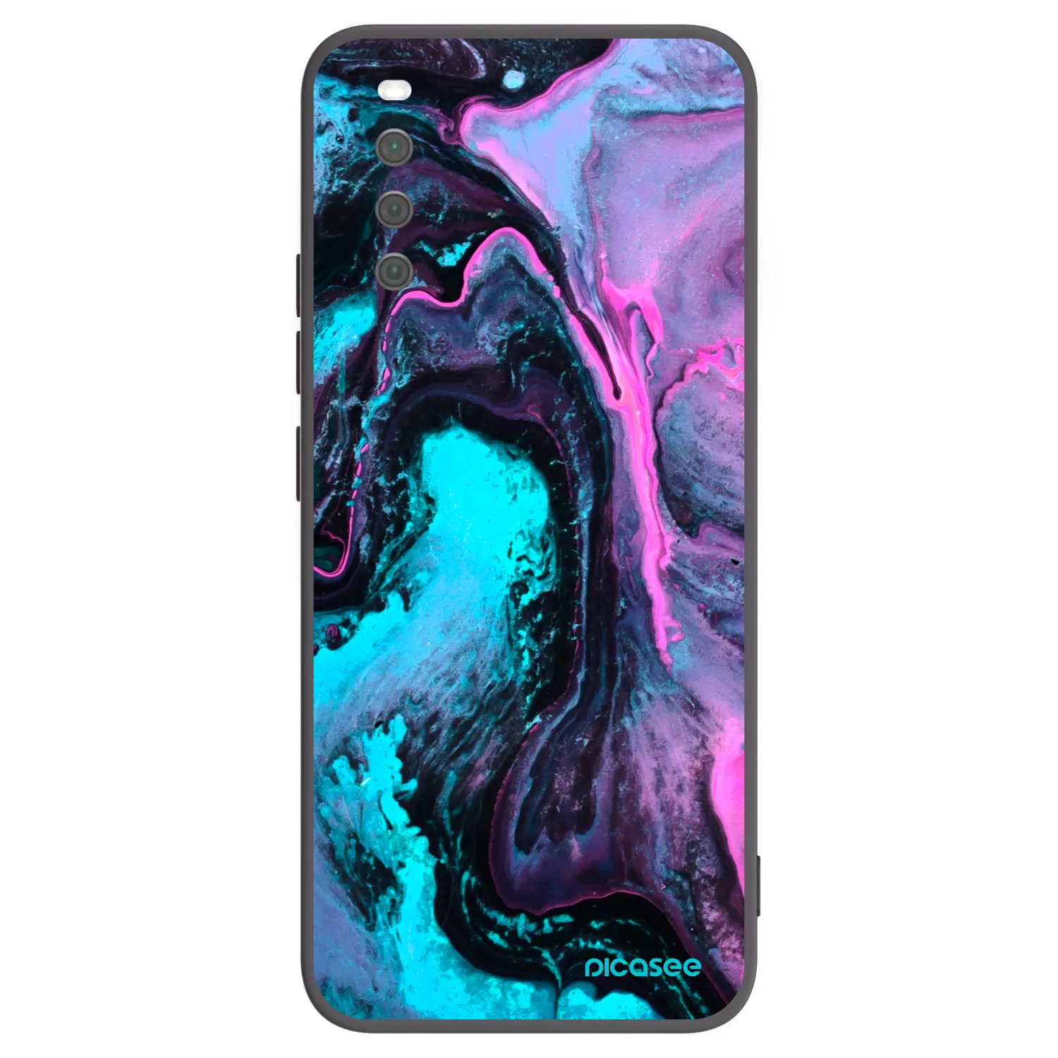 Picasee Sony Xperia 10 III Hülle - Schwarzes Silikon - Lean 2