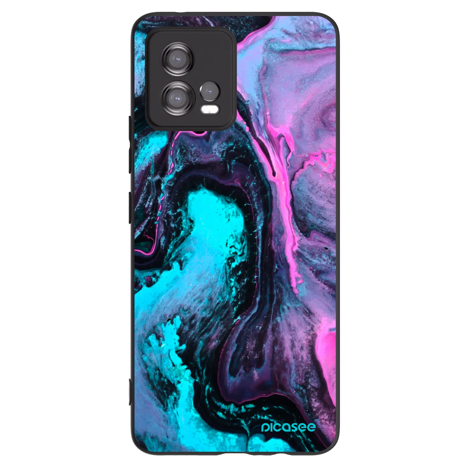 Picasee Motorola Moto G72 Hülle - Schwarzes Silikon - Lean 2