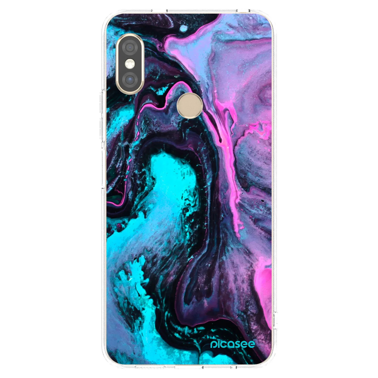 Picasee Xiaomi Redmi Note 5 Global Hülle - Transparentes Silikon - Lean 2