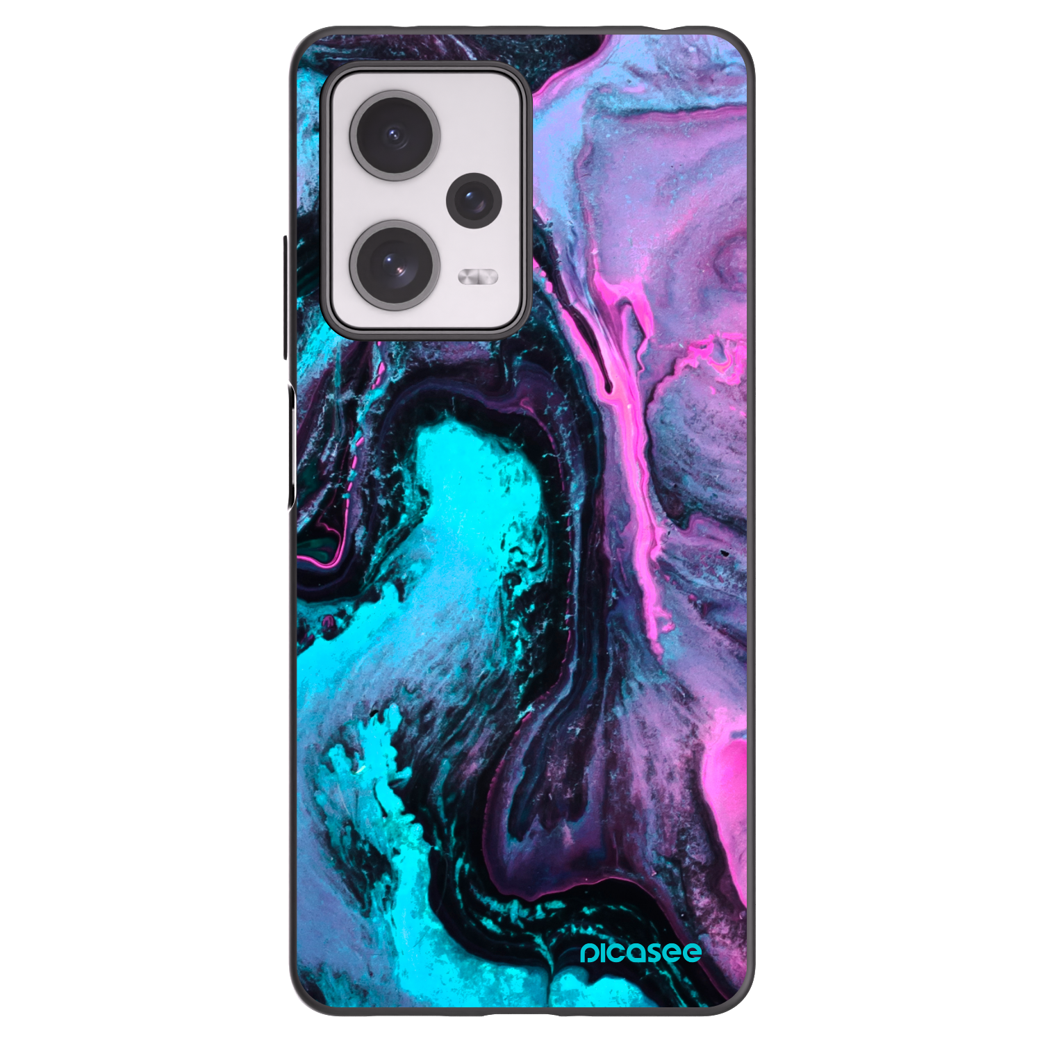 Picasee Xiaomi Redmi Note 12 Pro+ 5G Hülle - Schwarzes Silikon - Lean 2