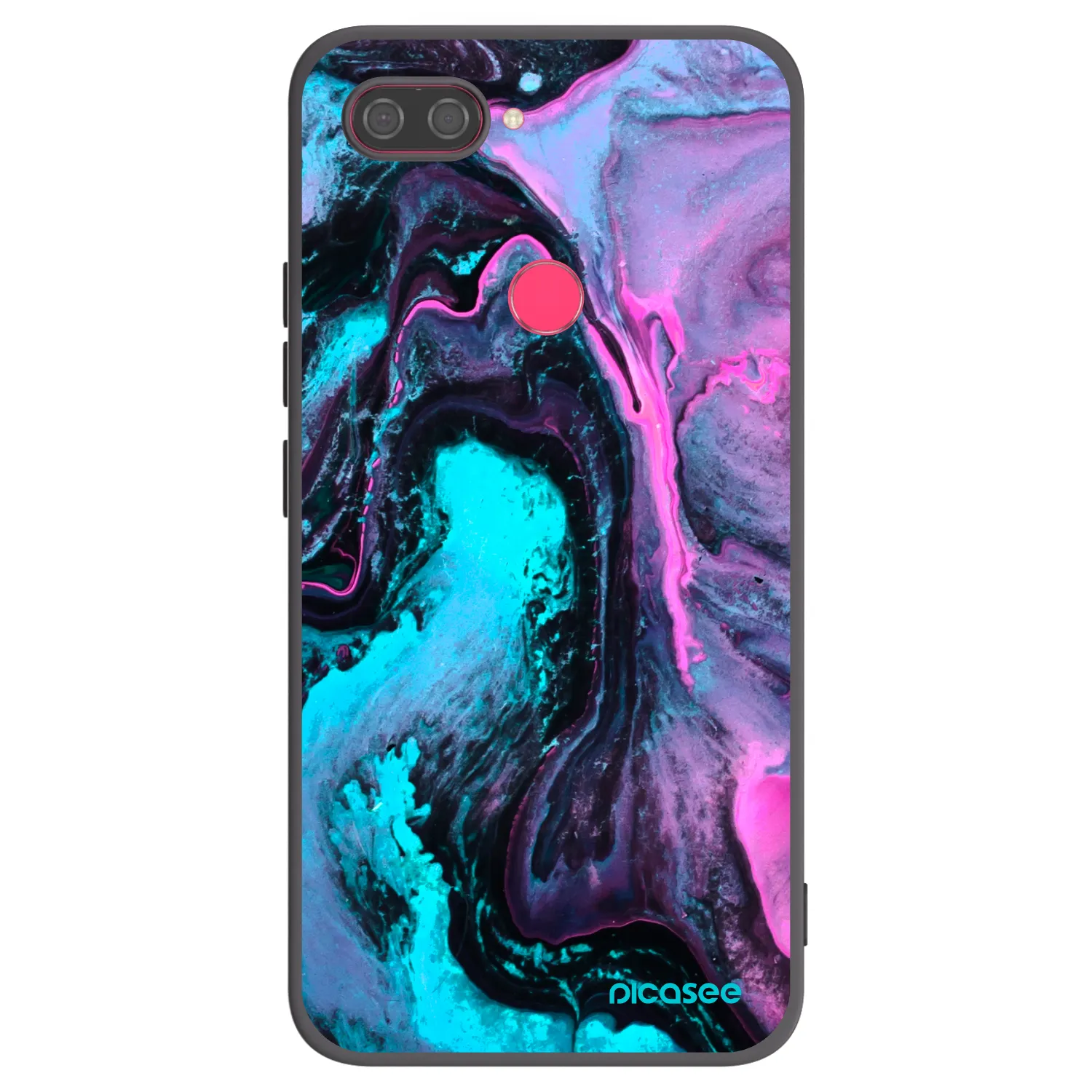 Picasee Xiaomi Mi 8 Lite Hülle - Schwarzes Silikon - Lean 2