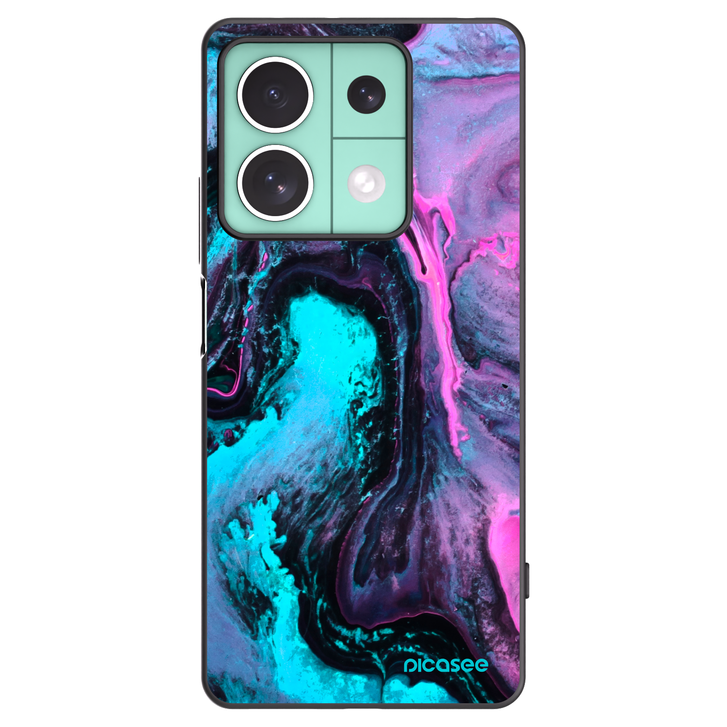 Picasee Xiaomi Redmi Note 13 5G Hülle - Schwarzes Silikon - Lean 2