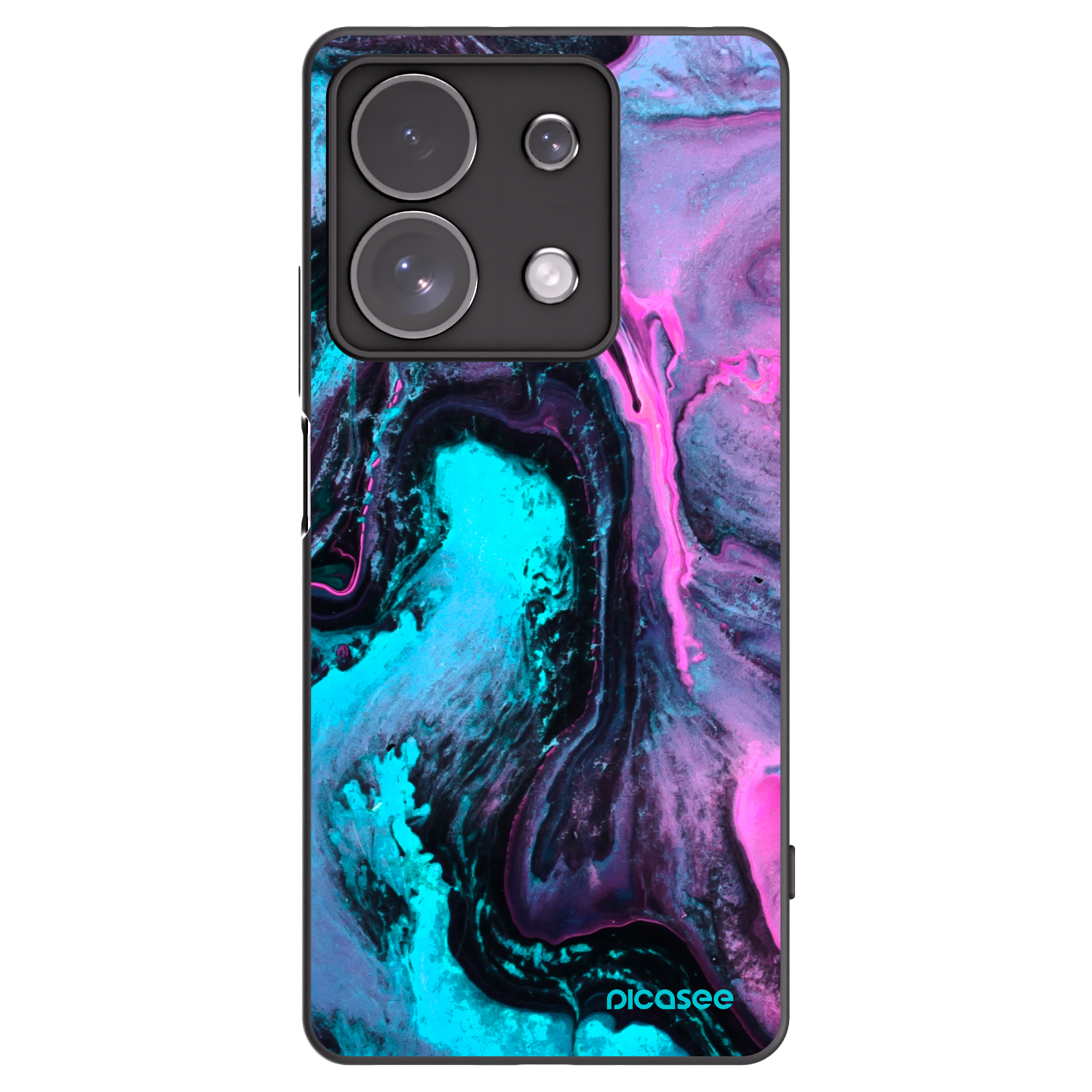 Picasee Xiaomi Redmi Note 13 Pro 4G Hülle - Schwarzes Silikon - Lean 2