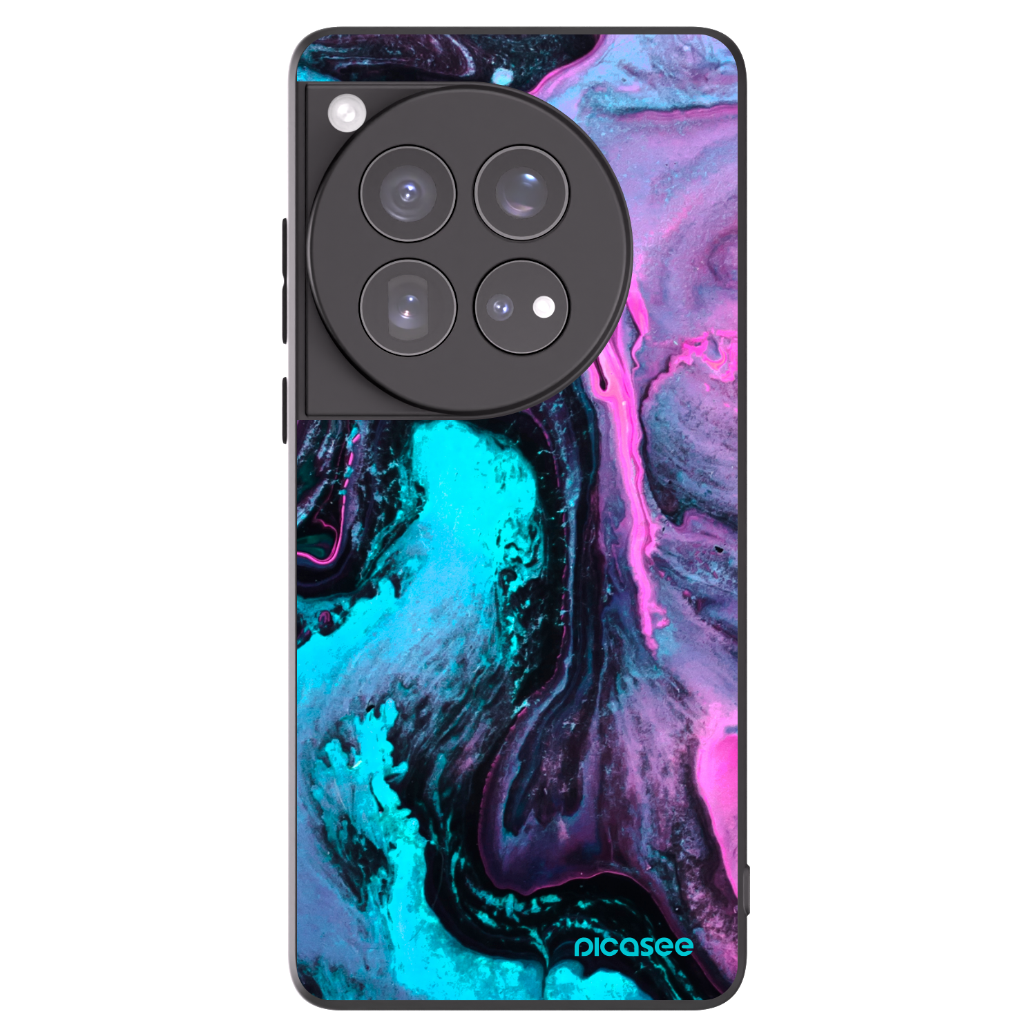Picasee OnePlus 12 5G Hülle - Schwarzes Silikon - Lean 2