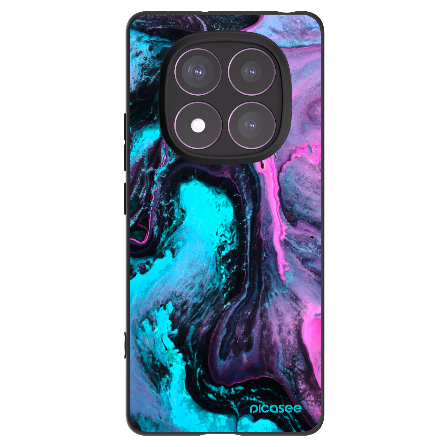 Picasee Xiaomi Redmi Note 14 Pro 4G Hülle - Schwarzes Silikon - Lean 2