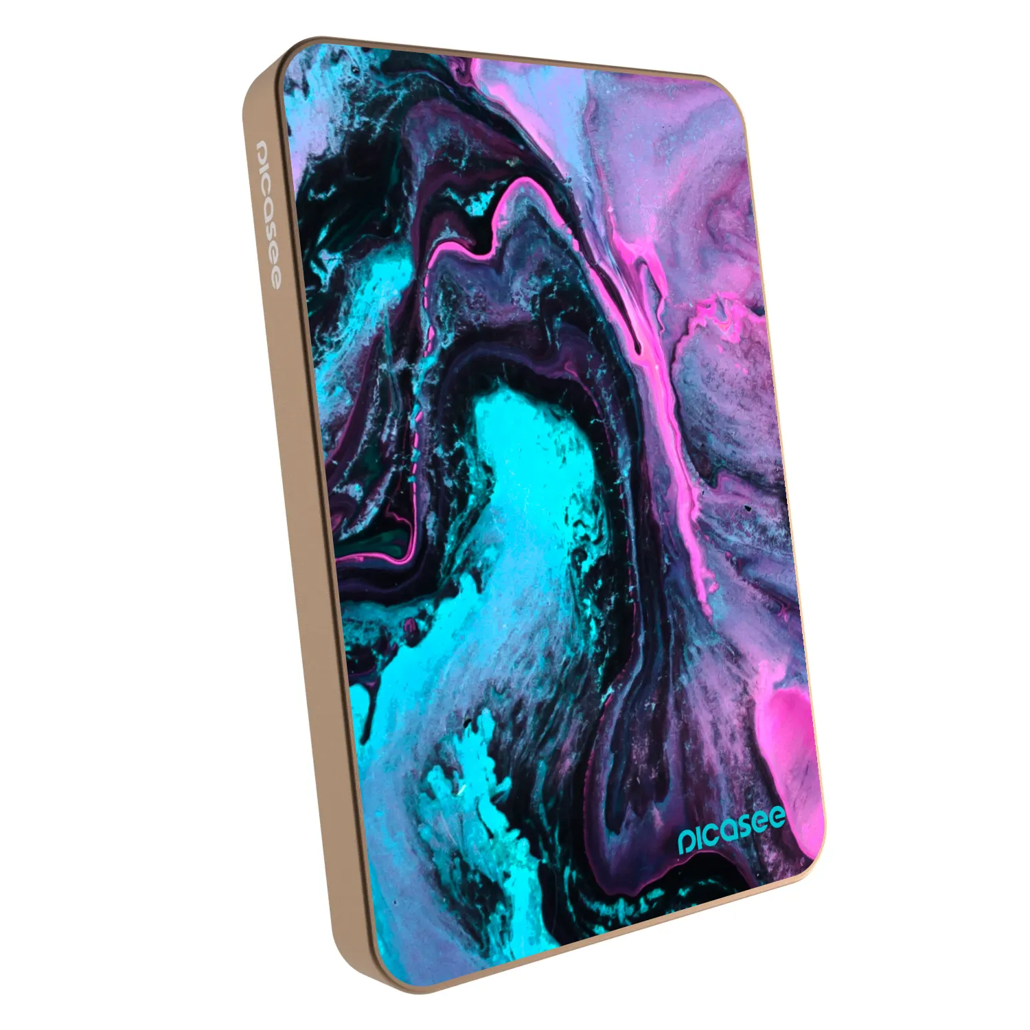 Picasee Powerbank mit MagSafe 5 000 mAh Golden - Lean 2