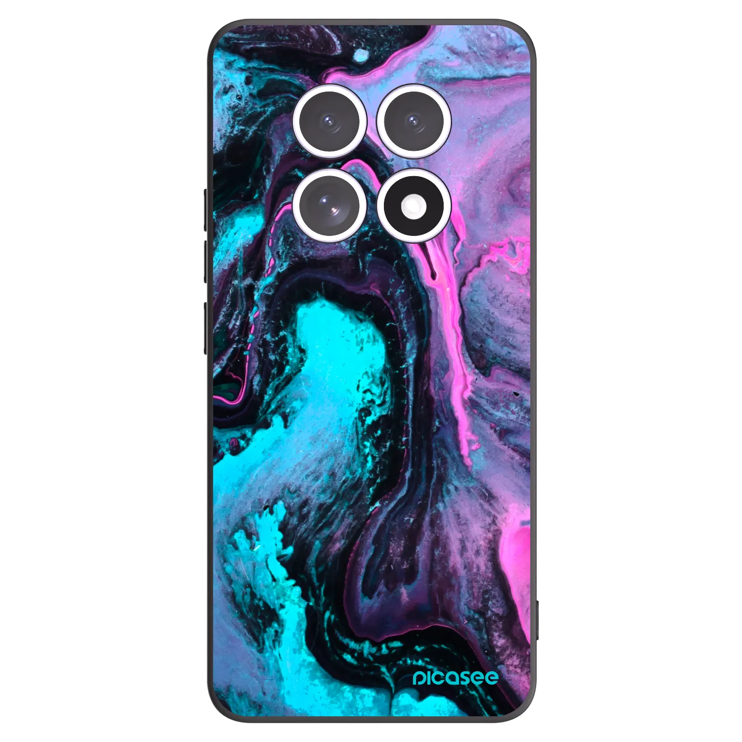 Picasee Xiaomi Redmi Note 15 5G Hülle - Schwarzes Silikon - Lean 2