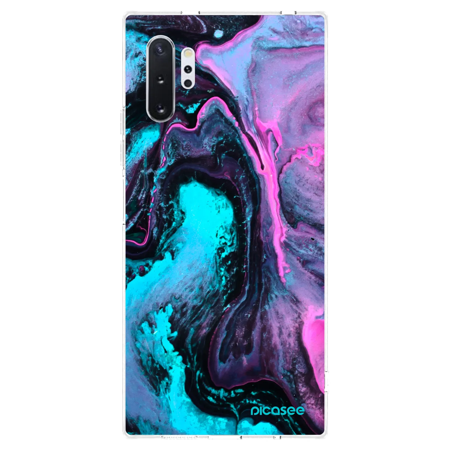 Picasee Samsung Galaxy Note 10+ N975F Hülle - Transparentes Silikon - Lean 2