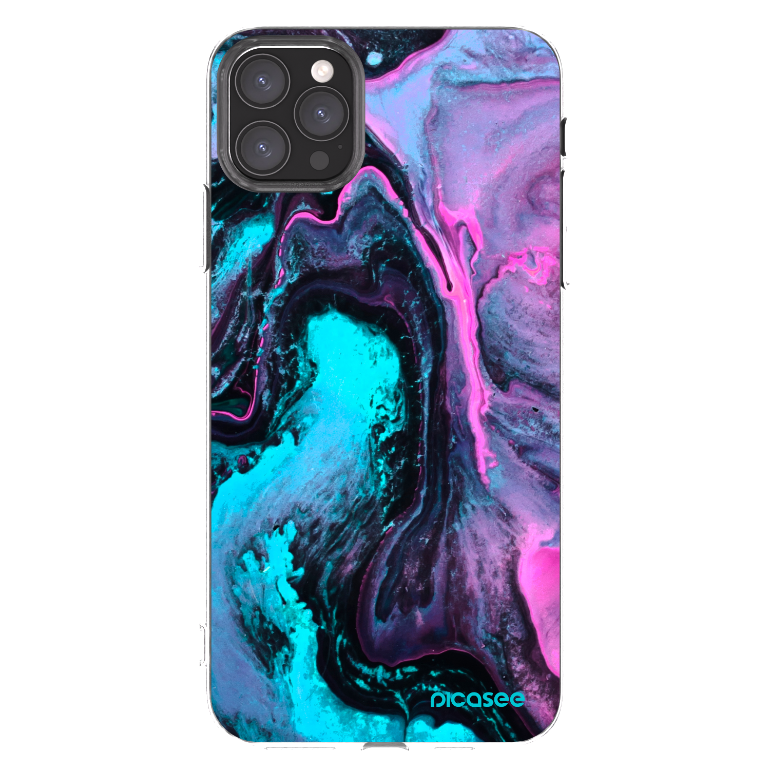 Picasee Apple iPhone 11 Pro Max Hülle - Transparentes Silikon - Lean 2
