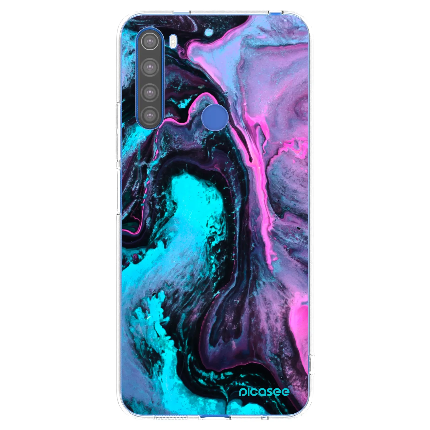Picasee Xiaomi Redmi Note 8T Hülle - Transparentes Silikon - Lean 2